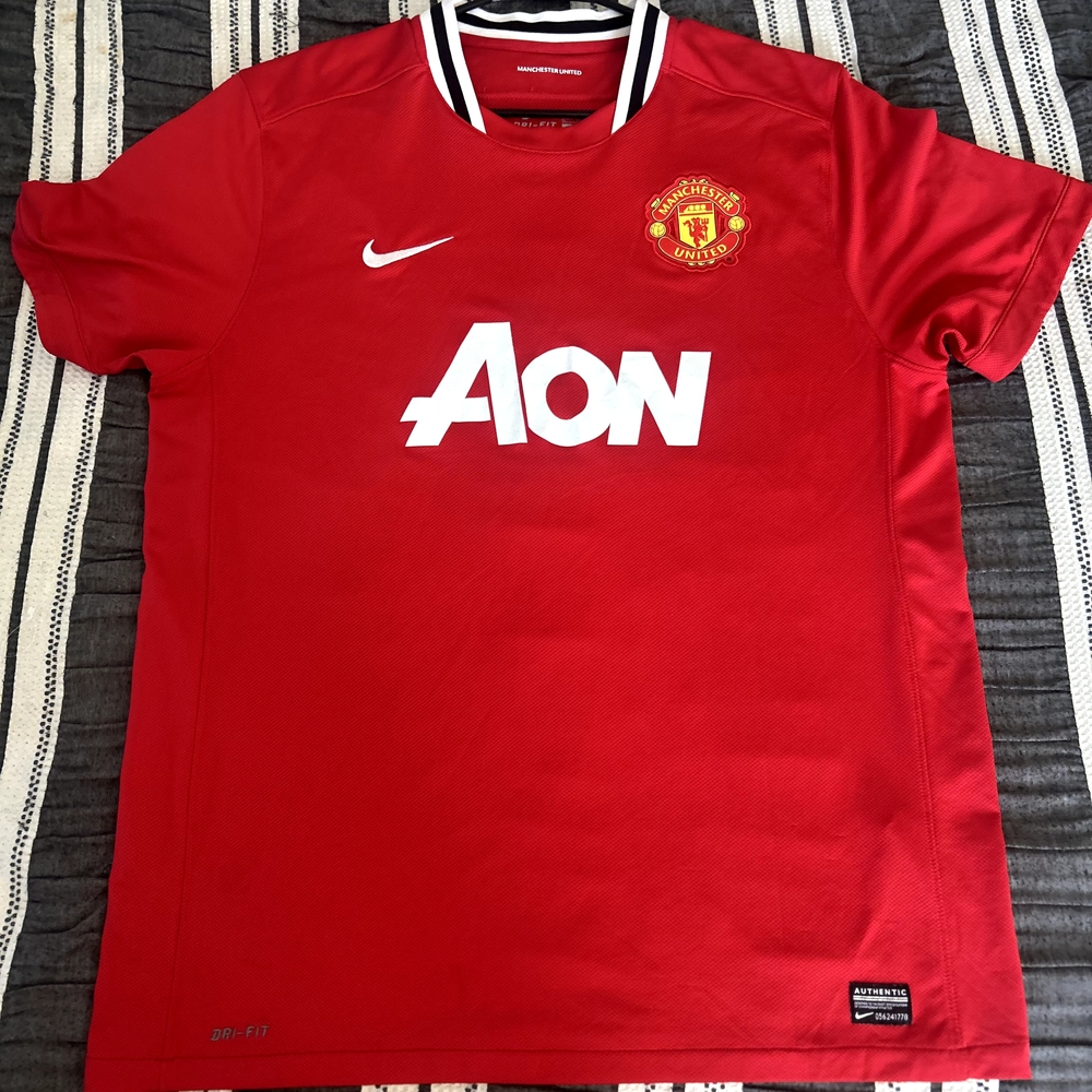 Nike Red Manchester United Men's Jersey